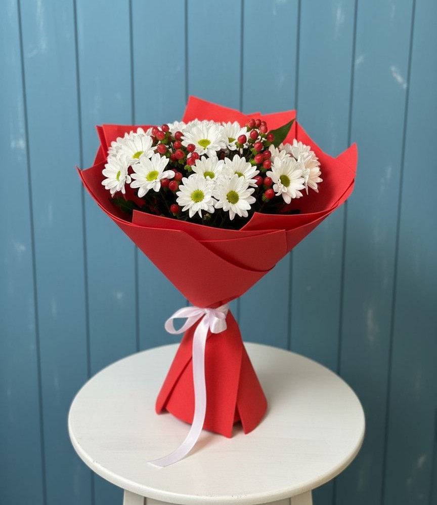 Букет цветов из: Хризантемы в Бодайбо