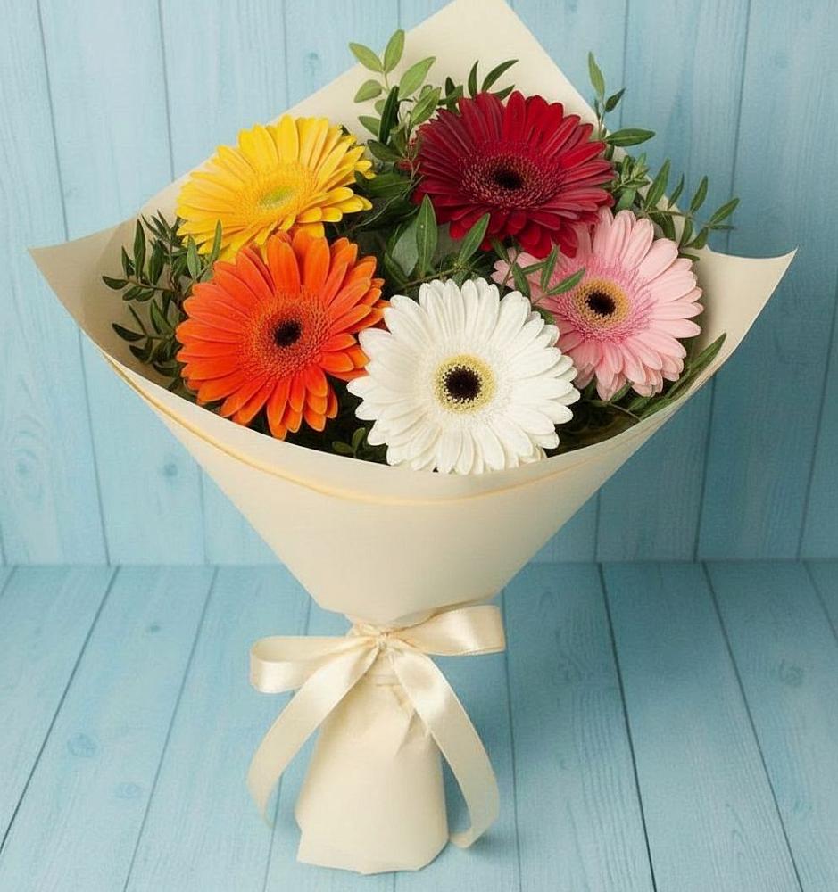 Букет цветов из: Герберы в Бодайбо