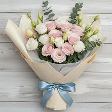 Букет цветов из:  Лизиантусы в Бодайбо