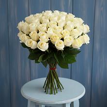 Букет 51 Белая роза Эдлесс Лав #REPLACE_PRED# Бодайбо