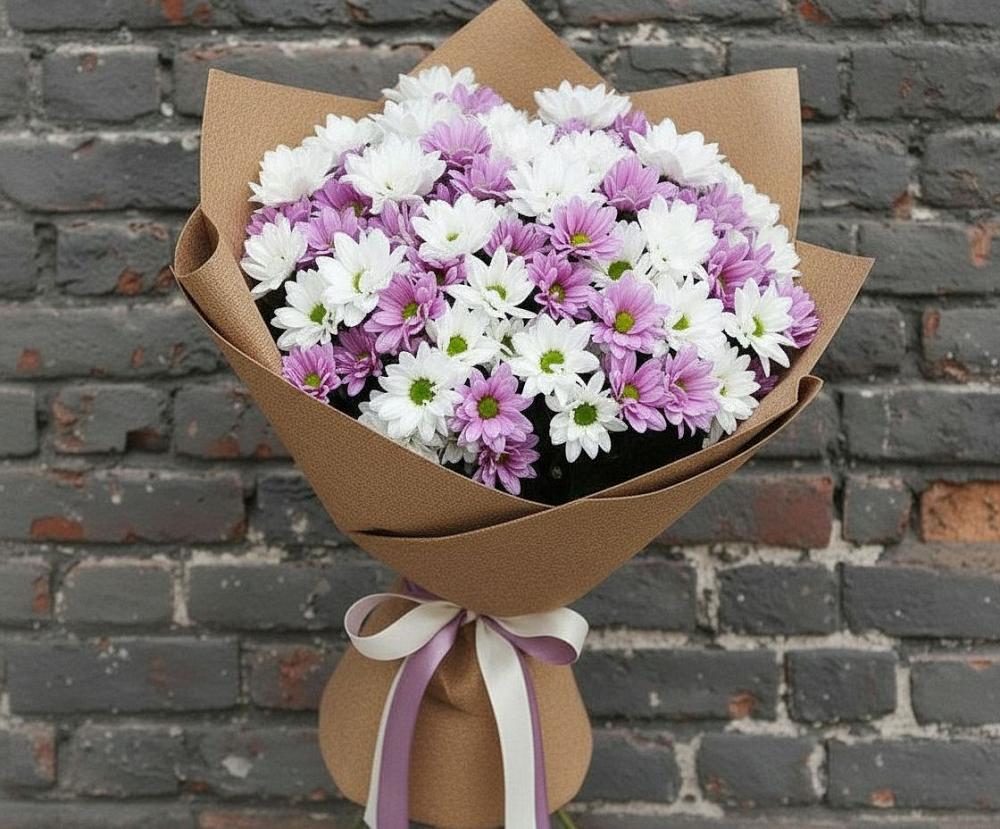 Букет цветов из: Хризантемы в Бодайбо