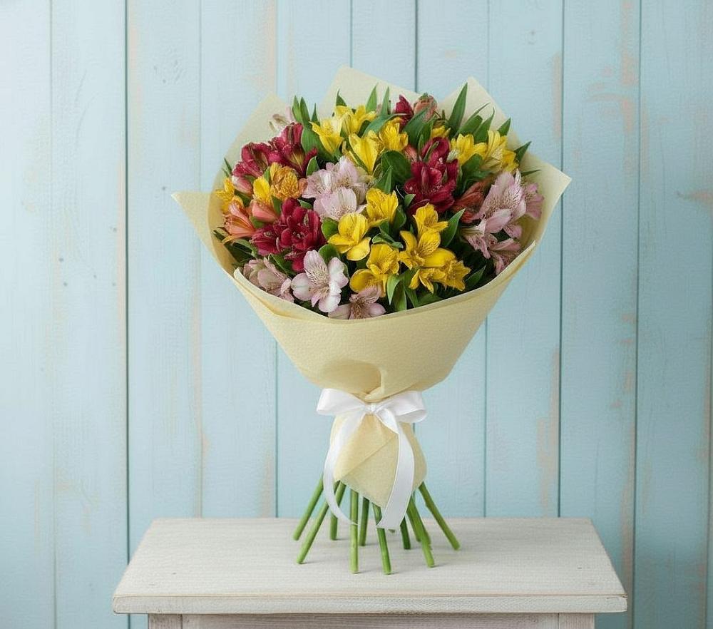 Букет цветов из: Альстромерии в Бодайбо