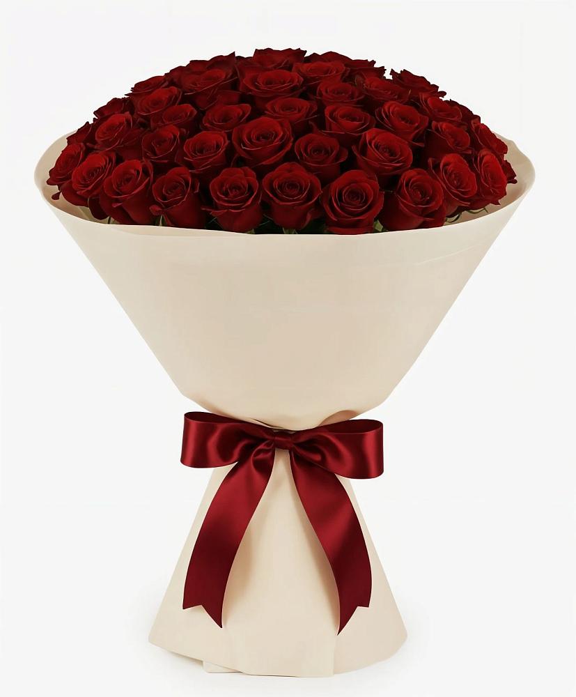 Букет 101 Бордовая роза Блэк Бакарра в Бодайбо