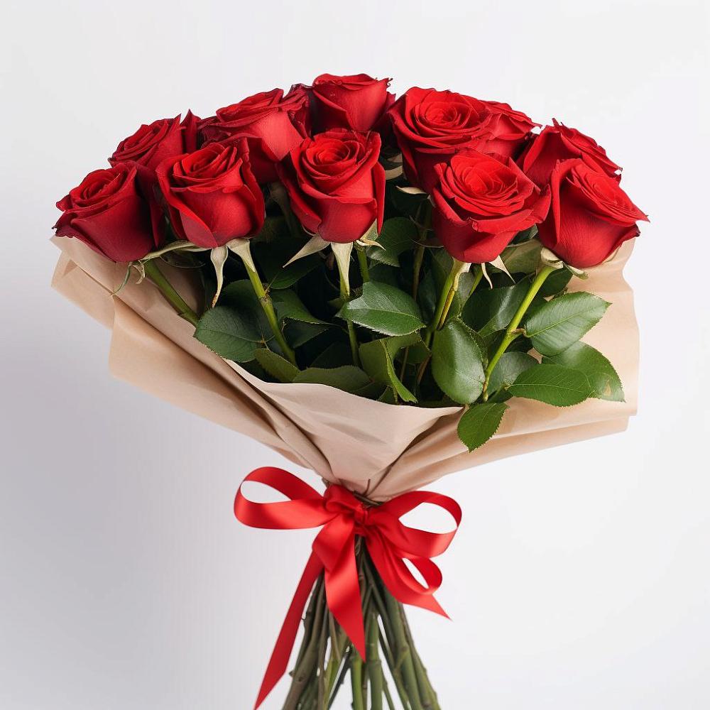 Букет 11 Красных роз Эдлесс Лав в Бодайбо